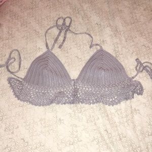 Crochet crop top/bralette